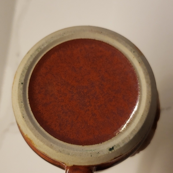 Mug 3D Unbranded Piggy face grey brown terracotta with cup 3.75"h x 3"diam - Picture 6 of 7